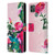 Mai Autumn Floral Garden Rose Leather Book Wallet Case Cover For Motorola Moto G9 Power