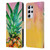 Mai Autumn Paintings Ombre Pineapple Leather Book Wallet Case Cover For Samsung Galaxy S21 Ultra 5G