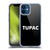 Tupac Shakur Logos Sans Serif Soft Gel Case for Apple iPhone 12 Mini