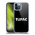 Tupac Shakur Logos Sans Serif Soft Gel Case for Apple iPhone 12 Pro Max