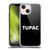 Tupac Shakur Logos Sans Serif Soft Gel Case for Apple iPhone 13 Mini
