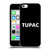 Tupac Shakur Logos Sans Serif Soft Gel Case for Apple iPhone 5c
