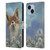 Ash Evans Animals Dandelion Fox Leather Book Wallet Case Cover For Apple iPhone 14 Plus