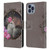 Ash Evans Animals White Deer Leather Book Wallet Case Cover For Apple iPhone 14