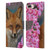 Ash Evans Animals Fox Peonies Leather Book Wallet Case Cover For Apple iPhone 7 Plus / iPhone 8 Plus