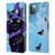 Ash Evans Black Cats Butterfly Sky Leather Book Wallet Case Cover For Apple iPhone 12 / iPhone 12 Pro