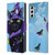 Ash Evans Black Cats Butterfly Sky Leather Book Wallet Case Cover For Samsung Galaxy S21+ 5G