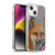 Ash Evans Animals Fox Peonies Soft Gel Case for Apple iPhone 14