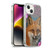 Ash Evans Animals Fox Peonies Soft Gel Case for Apple iPhone 14 Plus & MagSafe