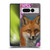 Ash Evans Animals Fox Peonies Soft Gel Case for Google Pixel 7 Pro