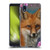 Ash Evans Animals Fox Peonies Soft Gel Case for Samsung Galaxy A01 Core (2020)