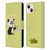 Rabbids Costumes Panda Leather Book Wallet Case Cover For Apple iPhone 13