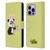Rabbids Costumes Panda Leather Book Wallet Case Cover For Apple iPhone 14 Pro Max
