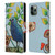 Sylvie Demers Birds 3 Teary Blue Leather Book Wallet Case Cover For Apple iPhone 11 Pro