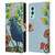 Sylvie Demers Birds 3 Teary Blue Leather Book Wallet Case Cover For OnePlus Nord 2 5G