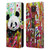 Sylvie Demers Nature Panda Leather Book Wallet Case Cover For Motorola Moto E7 Plus