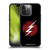 The Flash TV Series Logos Distressed Look Soft Gel Case for Apple iPhone 14 Pro