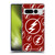 The Flash TV Series Logos Pattern Soft Gel Case for Google Pixel 7 Pro