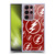 The Flash TV Series Logos Pattern Soft Gel Case for Samsung Galaxy S22 Ultra 5G