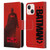 The Batman Posters Red Rain Leather Book Wallet Case Cover For Apple iPhone 13 Mini