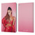 Ariana Grande Dangerous Woman Red Leather Leather Book Wallet Case Cover For Apple iPad 10.2 2019/2020/2021