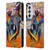 Graeme Stevenson Colourful Wildlife Elephant 4 Leather Book Wallet Case Cover For Motorola Edge X30