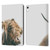 Patrik Lovrin Animal Portraits Majestic Highland Cow Leather Book Wallet Case Cover For Apple iPad 10.9 (2022)
