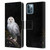 Patrik Lovrin Animal Portraits Majestic Winter Snowy Owl Leather Book Wallet Case Cover For Apple iPhone 12 / iPhone 12 Pro