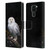 Patrik Lovrin Animal Portraits Majestic Winter Snowy Owl Leather Book Wallet Case Cover For Xiaomi Redmi Note 9 / Redmi 10X 4G