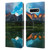Patrik Lovrin Magical Lakes Burning Sunset Over Mountains Leather Book Wallet Case Cover For Samsung Galaxy S10