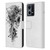 Riza Peker Skulls 6 Black And White Leather Book Wallet Case Cover For OPPO Reno8 4G