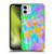Suzan Lind Marble Abstract Rainbow Soft Gel Case for Apple iPhone 11