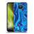 Suzan Lind Marble Blue Soft Gel Case for Nokia 1.4