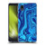 Suzan Lind Marble Blue Soft Gel Case for Samsung Galaxy A01 Core (2020)