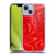 Suzan Lind Marble 2 Red Soft Gel Case for Apple iPhone 14