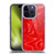 Suzan Lind Marble 2 Red Soft Gel Case for Apple iPhone 14 Pro