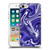 Suzan Lind Marble 2 Dark Violet Soft Gel Case for Apple iPhone 7 / 8 / SE 2020 & 2022