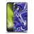 Suzan Lind Marble 2 Dark Violet Soft Gel Case for Motorola Moto E6s (2020)