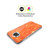 Suzan Lind Marble 2 Orange Soft Gel Case for Motorola Moto E6s (2020)
