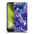 Suzan Lind Marble 2 Dark Violet Soft Gel Case for Nokia 1.4