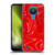 Suzan Lind Marble 2 Red Soft Gel Case for Nokia 1.4