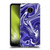 Suzan Lind Marble 2 Dark Violet Soft Gel Case for Nokia C10 / C20