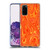 Suzan Lind Marble 2 Orange Soft Gel Case for Samsung Galaxy S20 / S20 5G