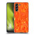 Suzan Lind Marble 2 Orange Soft Gel Case for Samsung Galaxy S21 FE 5G