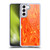 Suzan Lind Marble 2 Orange Soft Gel Case for Samsung Galaxy S21 5G