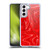 Suzan Lind Marble 2 Red Soft Gel Case for Samsung Galaxy S21 5G