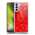 Suzan Lind Marble 2 Red Soft Gel Case for Samsung Galaxy S21+ 5G