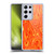 Suzan Lind Marble 2 Orange Soft Gel Case for Samsung Galaxy S21 Ultra 5G