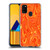 Suzan Lind Marble 2 Orange Soft Gel Case for Samsung Galaxy M30s (2019)/M21 (2020)