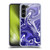 Suzan Lind Marble 2 Dark Violet Soft Gel Case for Samsung Galaxy S23+ 5G